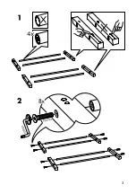 Предварительный просмотр 3 страницы IKEA TJUSIG Assembly Instructions Manual