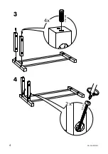 Предварительный просмотр 4 страницы IKEA TJUSIG Assembly Instructions Manual