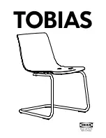 Предварительный просмотр 1 страницы IKEA TOBIAS Chair Assembly Instructions