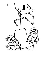 Preview for 3 page of IKEA TOBIAS Chair Assembly Instructions