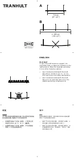 IKEA TRANHULT 493.260.97 Quick Start Manual предпросмотр