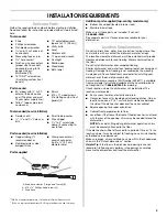 Preview for 3 page of IKEA UNDERCOUNTER DISHWASHER PLASTIC GIANT TUB MODELS Installation Instructions Manual