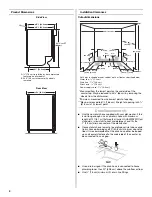 Preview for 4 page of IKEA UNDERCOUNTER DISHWASHER PLASTIC GIANT TUB MODELS Installation Instructions Manual