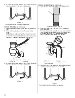 Preview for 10 page of IKEA UNDERCOUNTER DISHWASHER PLASTIC GIANT TUB MODELS Installation Instructions Manual