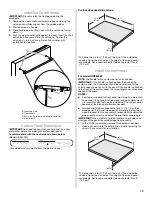 Preview for 13 page of IKEA UNDERCOUNTER DISHWASHER PLASTIC GIANT TUB MODELS Installation Instructions Manual