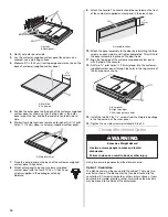 Preview for 14 page of IKEA UNDERCOUNTER DISHWASHER PLASTIC GIANT TUB MODELS Installation Instructions Manual