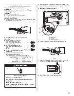 Preview for 17 page of IKEA UNDERCOUNTER DISHWASHER PLASTIC GIANT TUB MODELS Installation Instructions Manual