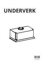 IKEA UNDERVERK 56 User Manual предпросмотр