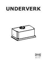 IKEA UNDERVERK Manual preview