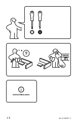 Предварительный просмотр 15 страницы IKEA UTRUSTA 804.536.10 Instructions Manual