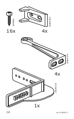 Предварительный просмотр 16 страницы IKEA UTRUSTA 804.536.10 Instructions Manual