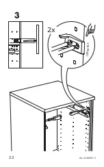 Предварительный просмотр 22 страницы IKEA UTRUSTA 804.536.10 Instructions Manual