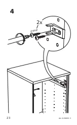 Предварительный просмотр 23 страницы IKEA UTRUSTA 804.536.10 Instructions Manual