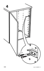 Предварительный просмотр 34 страницы IKEA UTRUSTA 804.536.10 Instructions Manual