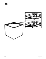 Предварительный просмотр 12 страницы IKEA VALJE Assembly Manual