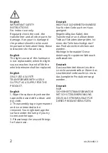 Preview for 2 page of IKEA VATTENSTEN 205.305.98 Manual