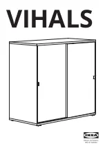 IKEA VIHALS Manual предпросмотр