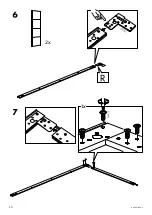 Предварительный просмотр 10 страницы IKEA VIKEDAL Assembly Manual