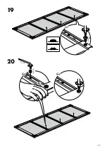 Предварительный просмотр 17 страницы IKEA VIKEDAL Assembly Manual