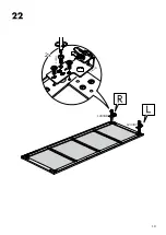 Предварительный просмотр 19 страницы IKEA VIKEDAL Assembly Manual