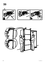 Предварительный просмотр 22 страницы IKEA VIKEDAL Assembly Manual