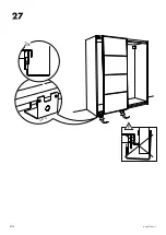 Предварительный просмотр 24 страницы IKEA VIKEDAL Assembly Manual