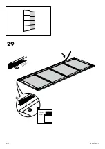 Предварительный просмотр 26 страницы IKEA VIKEDAL Assembly Manual