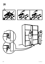 Предварительный просмотр 28 страницы IKEA VIKEDAL Assembly Manual