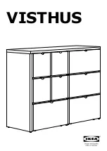 IKEA VISTHUS Assembly Instructions Manual предпросмотр