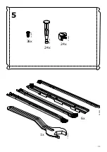 Предварительный просмотр 11 страницы IKEA VISTHUS Assembly Instructions Manual