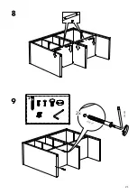 Предварительный просмотр 21 страницы IKEA VISTHUS Assembly Instructions Manual