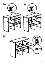 Предварительный просмотр 25 страницы IKEA VISTHUS Assembly Instructions Manual