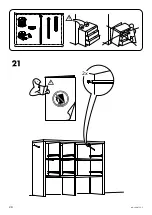 Предварительный просмотр 28 страницы IKEA VISTHUS Assembly Instructions Manual