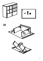 Предварительный просмотр 35 страницы IKEA VISTHUS Assembly Instructions Manual