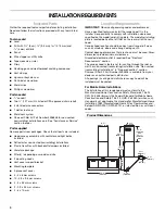 Предварительный просмотр 4 страницы IKEA W10018030A Installation Instructions And Use & Care Manual