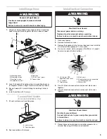 Предварительный просмотр 9 страницы IKEA W10018030A Installation Instructions And Use & Care Manual