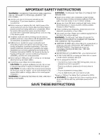 Preview for 3 page of IKEA W10258591A Installation Instructions And Use & Care Manual