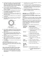 Preview for 8 page of IKEA w10297312b Use & Care Manual