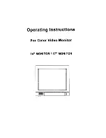 Предварительный просмотр 1 страницы Ikegami 14" Operating Instructions Manual