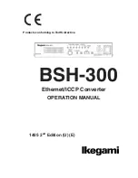 Preview for 3 page of Ikegami BSH-300 Operation Manual