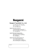 Предварительный просмотр 54 страницы Ikegami BSH-300 Operation Manual