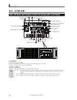 Предварительный просмотр 46 страницы Ikegami CCU-430 Operation Manual