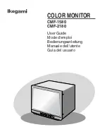 Ikegami CMF-1580 User Manual предпросмотр