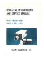 Ikegami CTC-2100 Operating Instructions And Service Manual preview