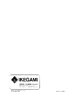 Preview for 36 page of Ikegami CTC-2110 Operating Instructions And Service Manual