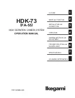 Предварительный просмотр 3 страницы Ikegami FA-55 Operation Manual