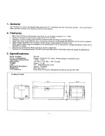 Предварительный просмотр 3 страницы Ikegami HC-230 ViewFinder VF4523 Operation Manual