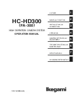 Предварительный просмотр 3 страницы Ikegami HC-HD300 Operation Manual