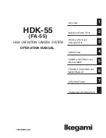 Preview for 3 page of Ikegami HDK-55 Operation Manual