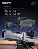 Предварительный просмотр 1 страницы Ikegami HDK-727 Supplementary Manual